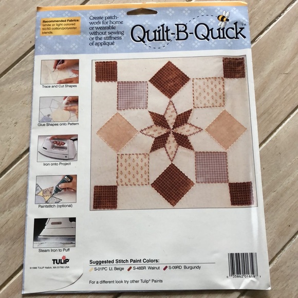 2 sets NWT Quilt B Quick no sew craft - Picture 6 of 14